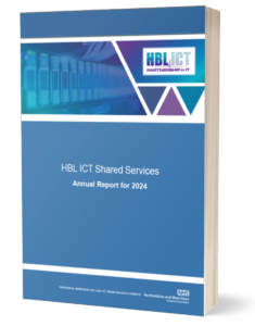 Cover image of the HBL ICT Shared Services 2024 Annual Report